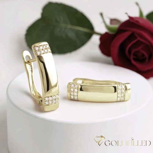 Orecchino GOLDFILLED antiallergico 19mm colore 18K