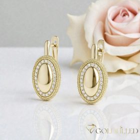 Orecchino GOLDFILLED antiallergico 20 mm colore 14K