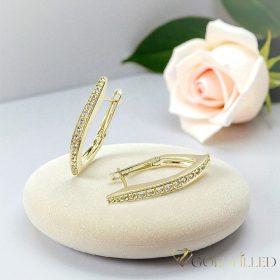 Orecchino GOLDFILLED antiallergico 25 mm colore 14K