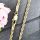 Collana GOLDFILLED antiallergica 45cm lunga e 3mm larga colore 14K
