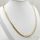 Collana GOLDFILLED antiallergica 50cm lunga e 4,5mm larga colore 14K