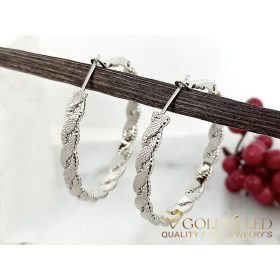   Orecchini GOLDFILLED antiallergici con motivo greco 26mm colore 18K