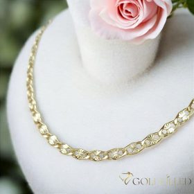   Collana GOLDFILLED antiallergica 50cm lunga e 4mm larga colore 14K