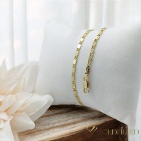   Collana  GOLDFILLED antiallergica  in diverse dimensioni 2 mm  colore 14K