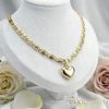 Collana GOLDFILLED antiallergica 50cm/5,2mm + Pendente colore 14K