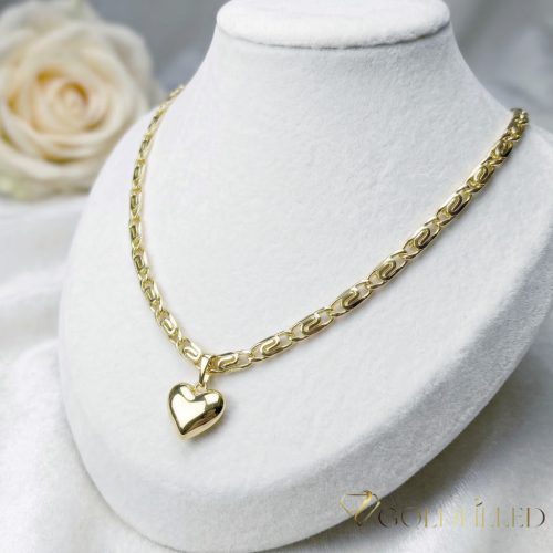 Collana GOLDFILLED antiallergica 50cm/5,2mm + Pendente colore 14K