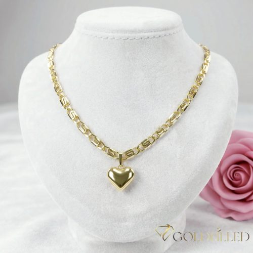 Collana GOLDFILLED antiallergica 50cm/5,2mm + Pendente colore 14K