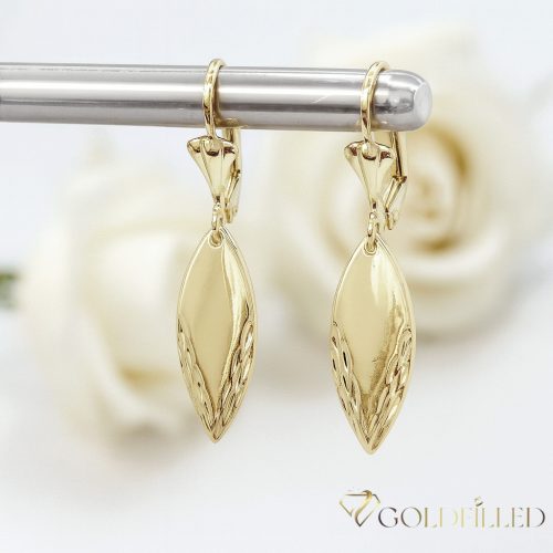 Orecchini GOLDFILLED antiallergici 42mm colore 14K