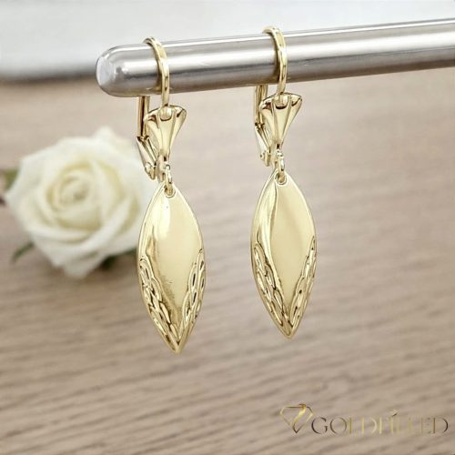Orecchini GOLDFILLED antiallergici 42mm colore 14K
