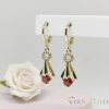 Orecchini GOLDFILLED antiallergici 35mm colore 14K