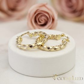 Orecchino GOLDFILLED antiallergico 26 mm colore 18K