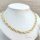 Collana GOLDFILLED antiallergica esclusiva in diverse dimensioni 7 mm  colore 14K