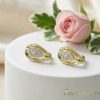 Orecchino GOLDFILLED antiallergico 17 mm colore 14K