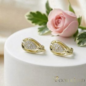 Orecchino GOLDFILLED antiallergico 17 mm colore 14K