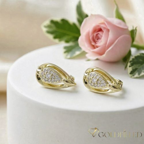 Orecchino GOLDFILLED antiallergico 17 mm colore 14K