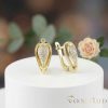 Orecchino GOLDFILLED antiallergico 17 mm colore 14K
