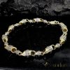 Bracciale GOLDFILLED antiallergico 24 cm/8 mm colore 14K