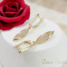 Orecchini GOLDFILLED antiallergici 40mm colore 14K