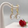 Orecchini GOLDFILLED antiallergici 40mm colore 14K