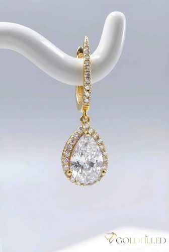 Orecchini GOLDFILLED antiallergici 40mm colore 14K