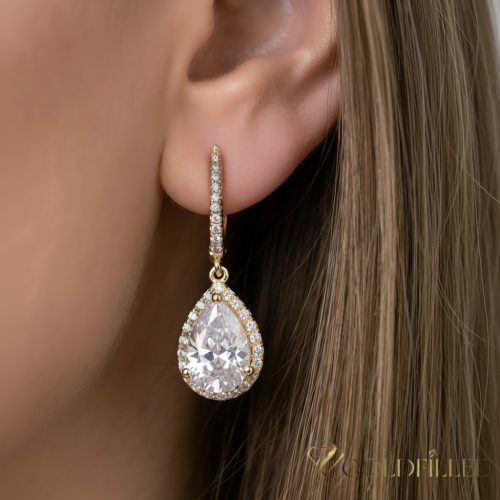Orecchini GOLDFILLED antiallergici 40mm colore 14K