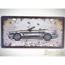 Tavola decorativa in metallo 15x30cm