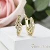 Orecchino GOLDFILLED antiallergico 17 mm colore 14K