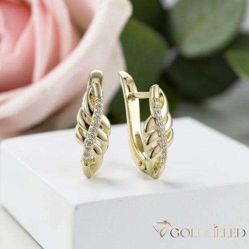 Orecchino GOLDFILLED antiallergico 17 mm colore 14K