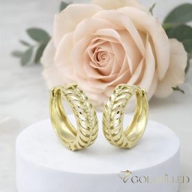 Orecchino GOLDFILLED antiallergico 17 mm colore 14K