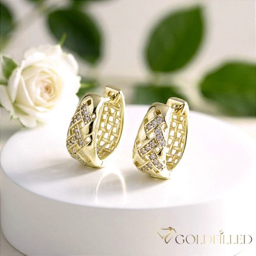 Orecchino GOLDFILLED antiallergico 17 mm colore 14K