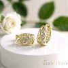 Orecchino GOLDFILLED antiallergico 17 mm colore 14K
