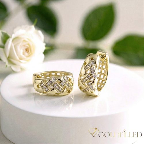 Orecchino GOLDFILLED antiallergico 17 mm colore 14K