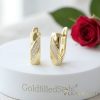 Orecchino GOLDFILLED antiallergico 17 mm colore 14K