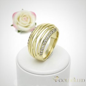 Anello GOLDFILLED antiallergico, diverse misure colore 14K