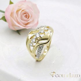 Anello GOLDFILLED antiallergico, diverse misure colore 14K