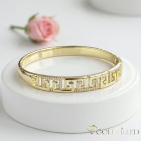   Bracciale GOLDFILLED antiallergico 7-4mm colore  (14K) diametro 60mm "apribile"