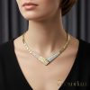 Collana GOLDFILLED antiallergica 45 cm/6-16 mm colore 14 K multicolore