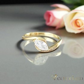 Anello GOLDFILLED antiallergico, diverse misure colore 14K