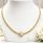 Collana GOLDFILLED antiallergica 45cm/3mm + Pendente colore 14K