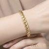 Bracciale GOLDFILLED antiallergico 17,5cm/7mm colore 14K