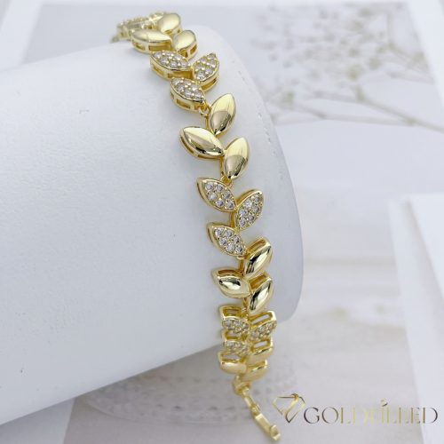 Bracciale GOLDFILLED antiallergico 19cm/14mm colore 14K