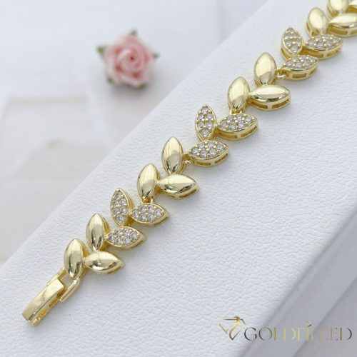 Bracciale GOLDFILLED antiallergico 19cm/14mm colore 14K