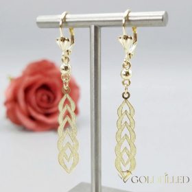Orecchini GOLDFILLED antiallergici 60mm colore 14K