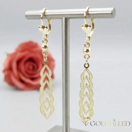 Orecchini GOLDFILLED antiallergici 60mm colore 14K