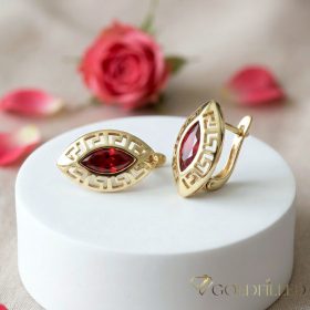 Orecchino GOLDFILLED antiallergico 20 mm colore 14K