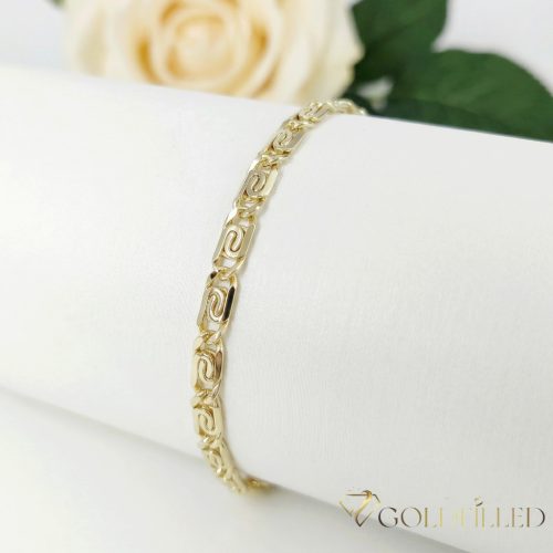 Bracciale GOLDFILLED antiallergico 17cm/5mm colore 14K