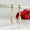 Orecchini GOLDFILLED antiallergici 46mm colore 14K