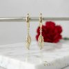 Orecchini GOLDFILLED antiallergici 46mm colore 14K