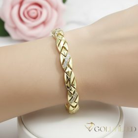 Bracciale GOLDFILLED antiallergico 19cm/7mm colore 14K