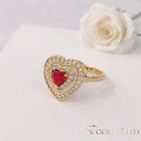 Anello GOLDFILLED antiallergico, diverse misure colore 18K